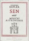 Sken českého vydání knihy Jana Keplera SEN